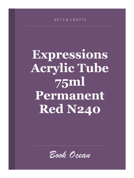 Expressions Acrylic Tube 75ml Permanent Red N240