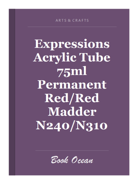 Expressions Acrylic Tube 75ml Permanent Red/Red Madder N240/N310