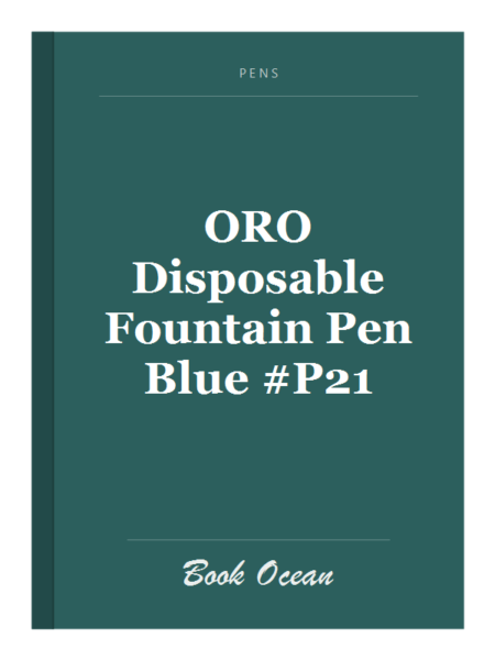 ORO Disposable Fountain Pen Blue #P21