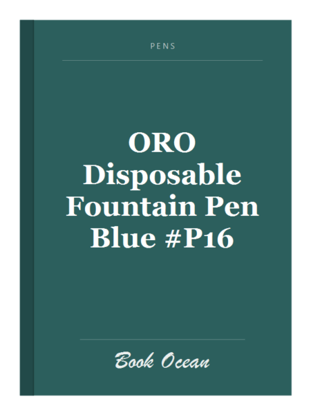 ORO Disposable Fountain Pen Blue #P16