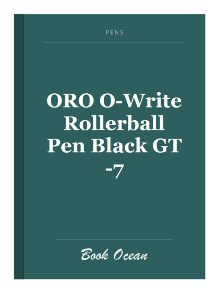 ORO O-Write Rollerball Pen Black GT-7