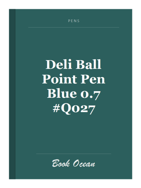 Deli Ball Point Pen Blue 0.7 #Q027