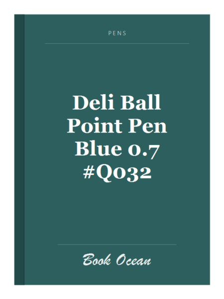Deli Ball Point Pen Blue 0.7 #Q032