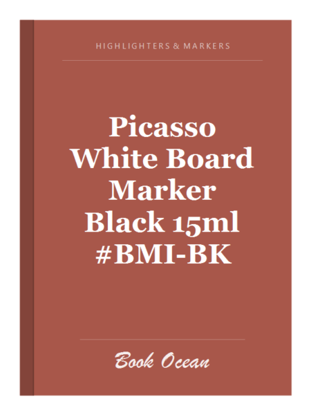 Picasso White Board Marker Black 15ml #BMI-BK