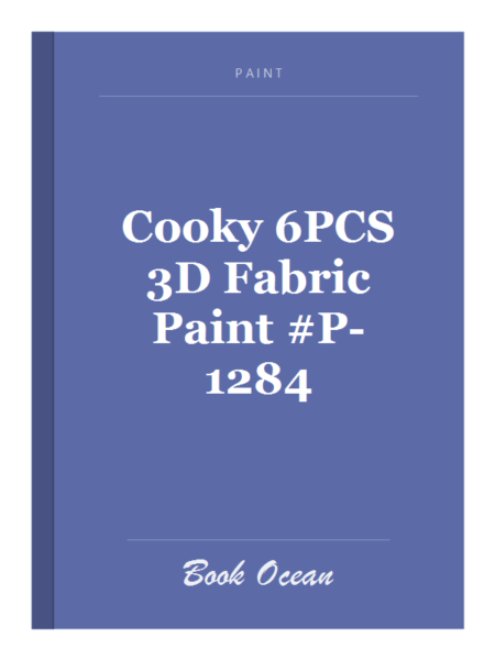Cooky 6PCS 3D Fabric Paint #P-1284
