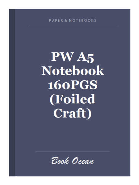 PW A5 Notebook 160PGS (Foiled Craft)