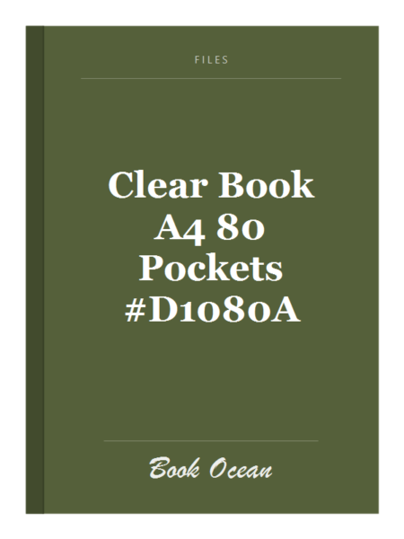 Clear Book A4 80 Pockets #D1080A