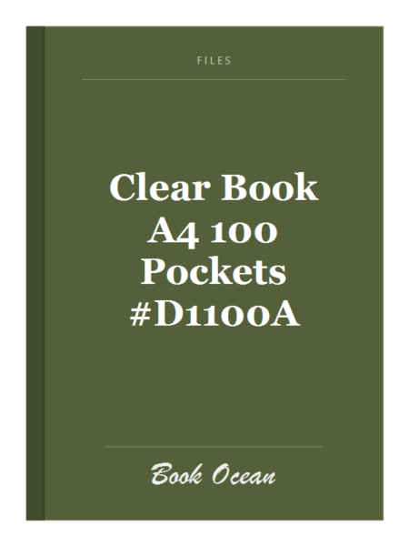 Clear Book A4 100 Pockets #D1100A
