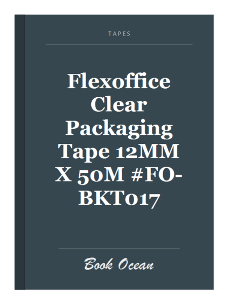 Flexoffice Clear Packaging Tape 12MM X 50M #FO-BKT017