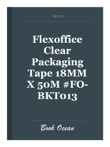 Flexoffice Clear Packaging Tape 18MM X 50M #FO-BKT013