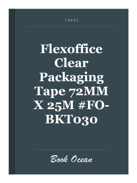 Flexoffice Clear Packaging Tape 72MM X 25M #FO-BKT030