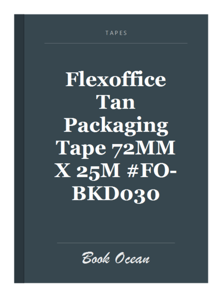 Flexoffice Tan Packaging Tape 72MM X 25M #FO-BKD030