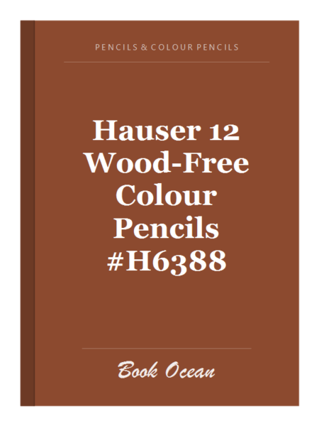 Hauser 12 Wood-Free Colour Pencils #H6388