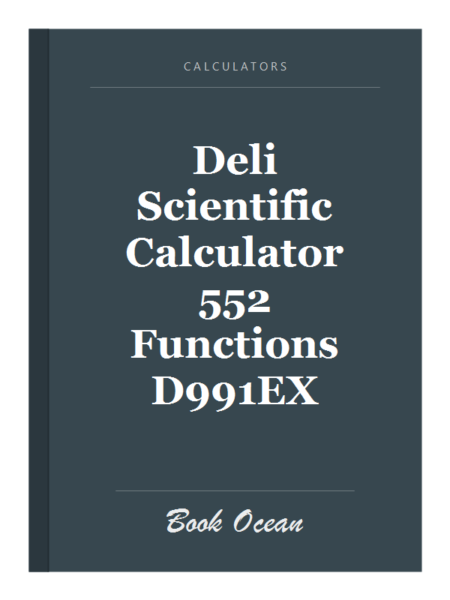 Deli Scientific Calculator 552 Functions D991EX