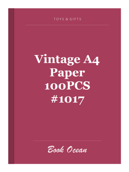 Vintage A4 Paper 100PCS #1017