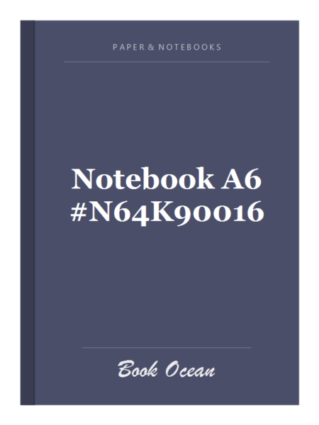 Notebook A6 #N64K90016