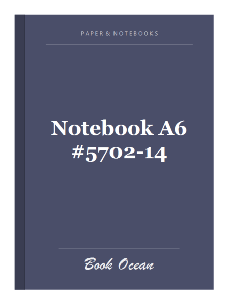 Notebook A6 #5702-14