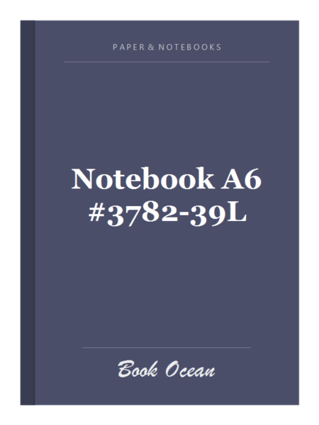 Notebook A6 #3782-39L