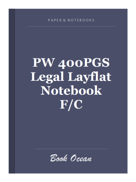 PW 400PGS Legal Layflat Notebook F/C