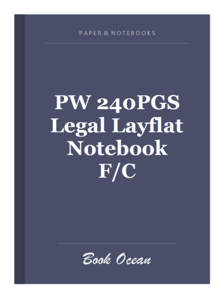 PW 240PGS Legal Layflat Notebook F/C