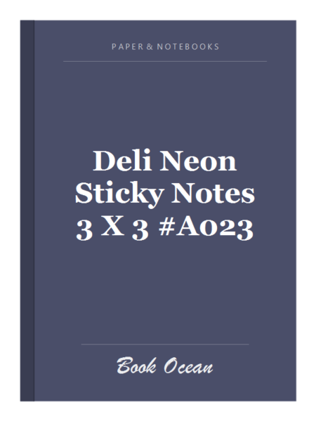 Deli Neon Sticky Notes 3 X 3 #A023