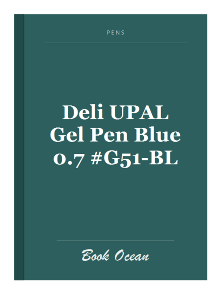Deli UPAL Gel Pen Blue 0.7 #G51-BL