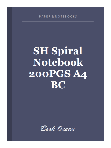 SH Spiral Notebook 200PGS A4 BC