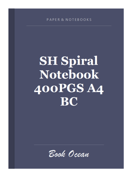 SH Spiral Notebook 400PGS A4 BC