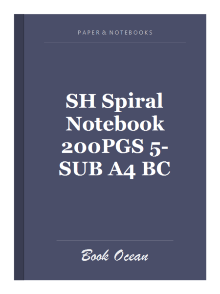 SH Spiral Notebook 200PGS 5-SUB A4 BC