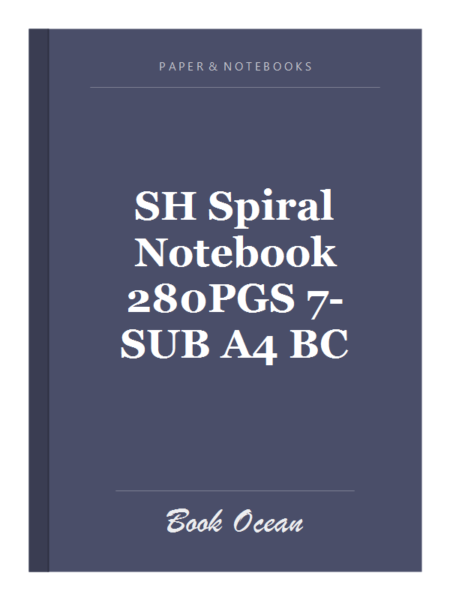 SH Spiral Notebook 280PGS 7-SUB A4 BC