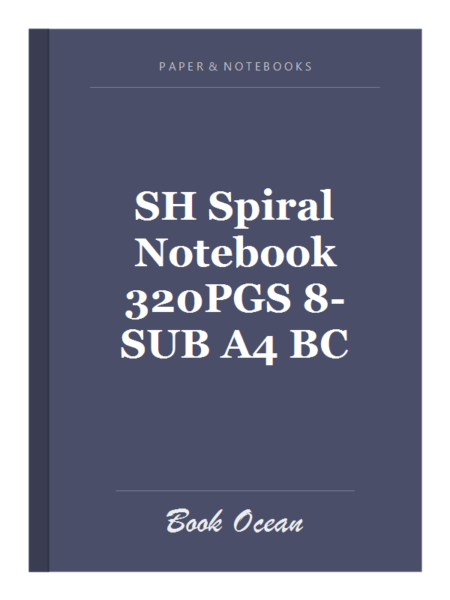 SH Spiral Notebook 320PGS 8-SUB A4 BC