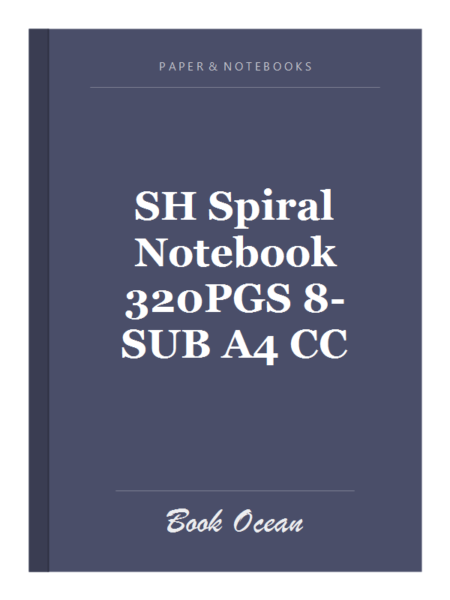 SH Spiral Notebook 320PGS 8-SUB A4 CC