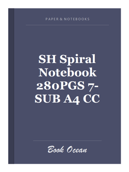 SH Spiral Notebook 280PGS 7-SUB A4 CC