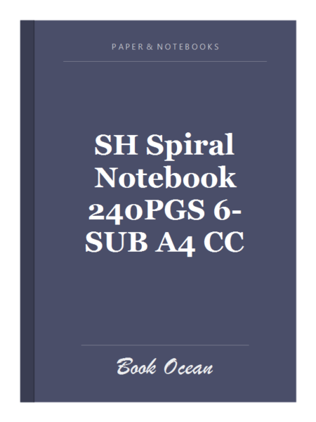 SH Spiral Notebook 240PGS 6-SUB A4 CC