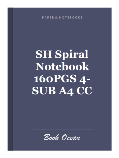 SH Spiral Notebook 160PGS 4-SUB A4 CC