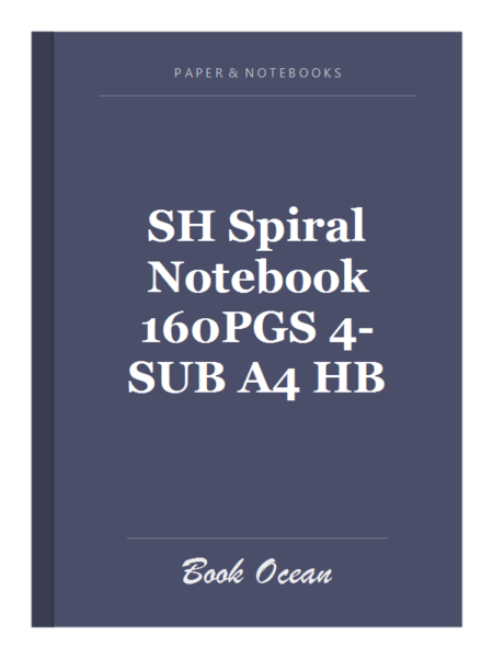SH Spiral Notebook 160PGS 4-SUB A4 HB