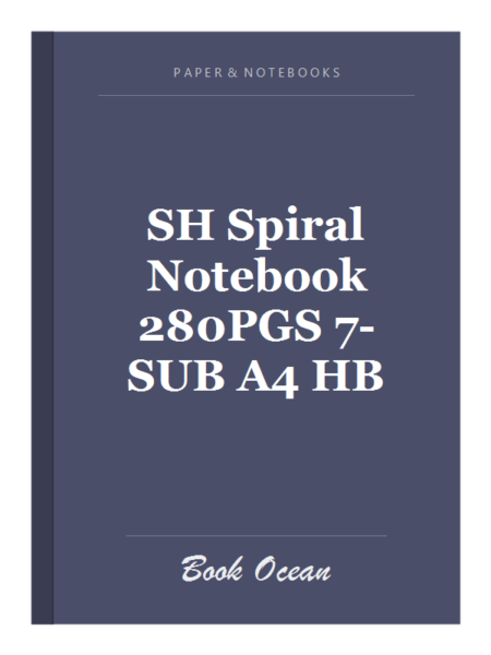 SH Spiral Notebook 280PGS 7-SUB A4 HB