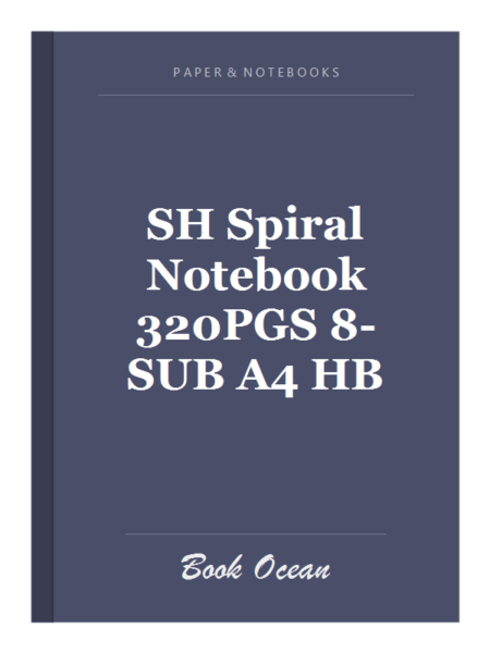 SH Spiral Notebook 320PGS 8-SUB A4 HB