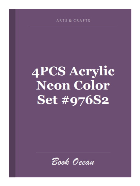 4PCS Acrylic Neon Color Set #976S2