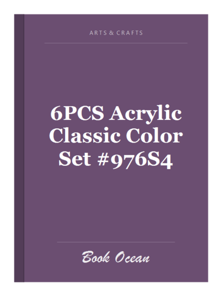 6PCS Acrylic Classic Color Set #976S4