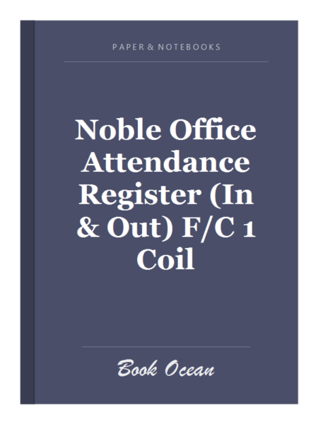 Noble Office Attendance Register (In & Out) F/C 1 Coil