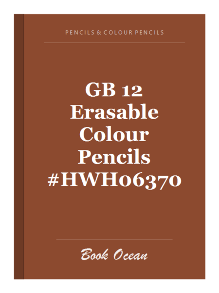 GB 12 Erasable Colour Pencils #HWH06370