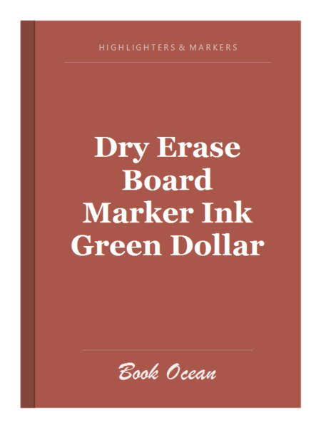 Dry Erase Board Marker Ink Green Dollar