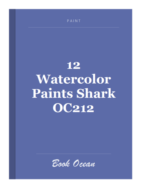 12 Watercolor Paints Shark OC212