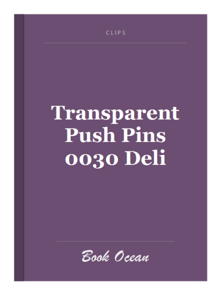 Transparent Push Pins 0030 Deli