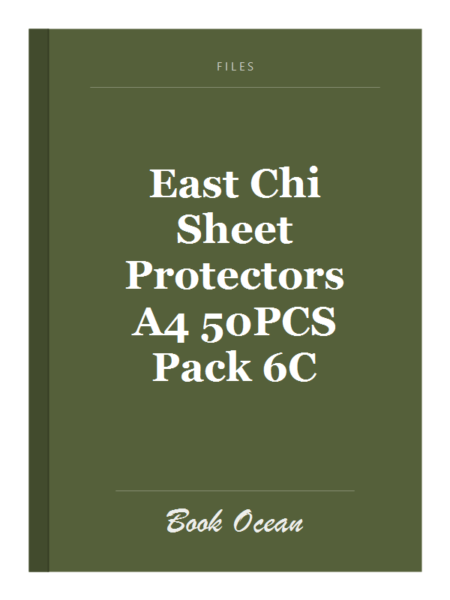 East Chi Sheet Protectors A4 50PCS Pack 6C