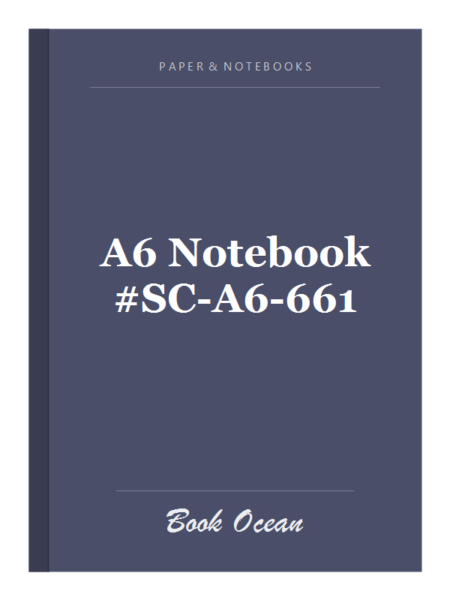 A6 Notebook #SC-A6-661