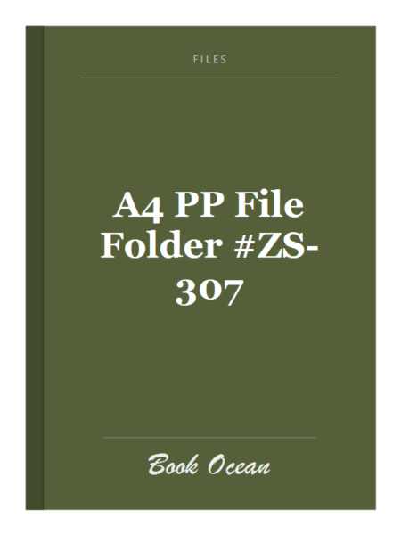 A4 PP File Folder #ZS-307