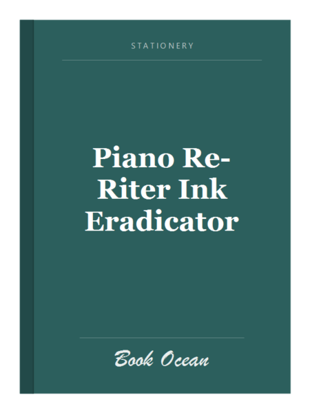 Piano Re-Riter Ink Eradicator