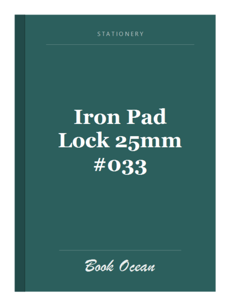 Iron Pad Lock 25mm #033